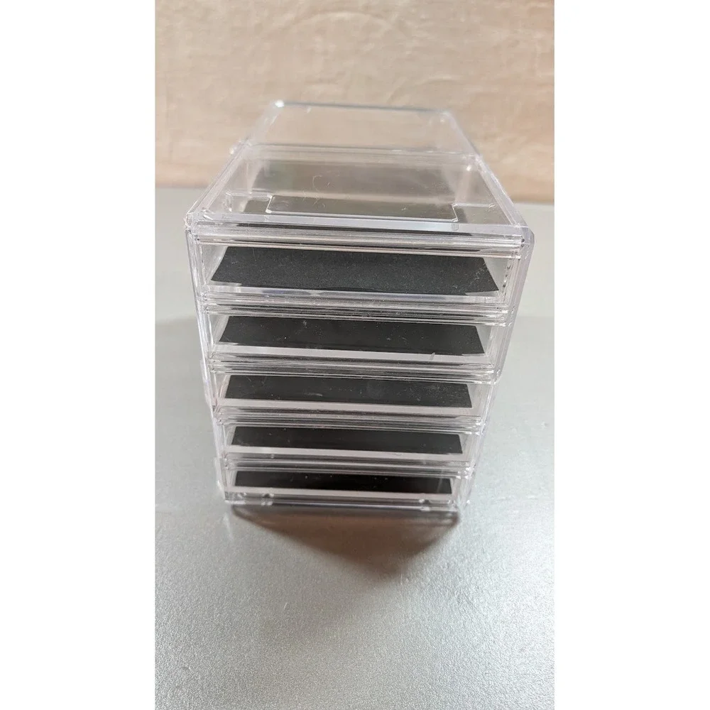 Premium Acrylic 6 Drawer Storage Box Organizer for Coins Currency Collectibles